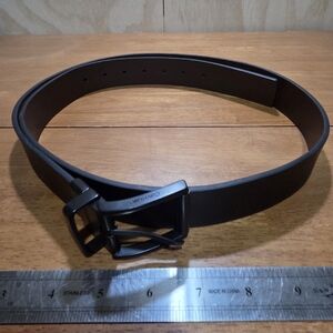 Calvin Klein Reversible Black Belt – Men's Size XL (42–44) – Matte Buckle‎